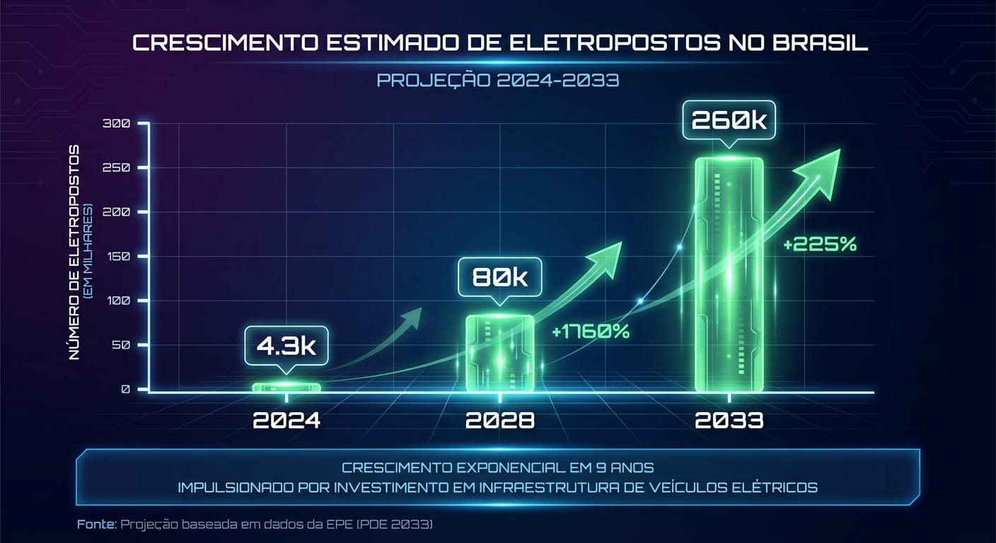 crescimento-eletropostos-brasil