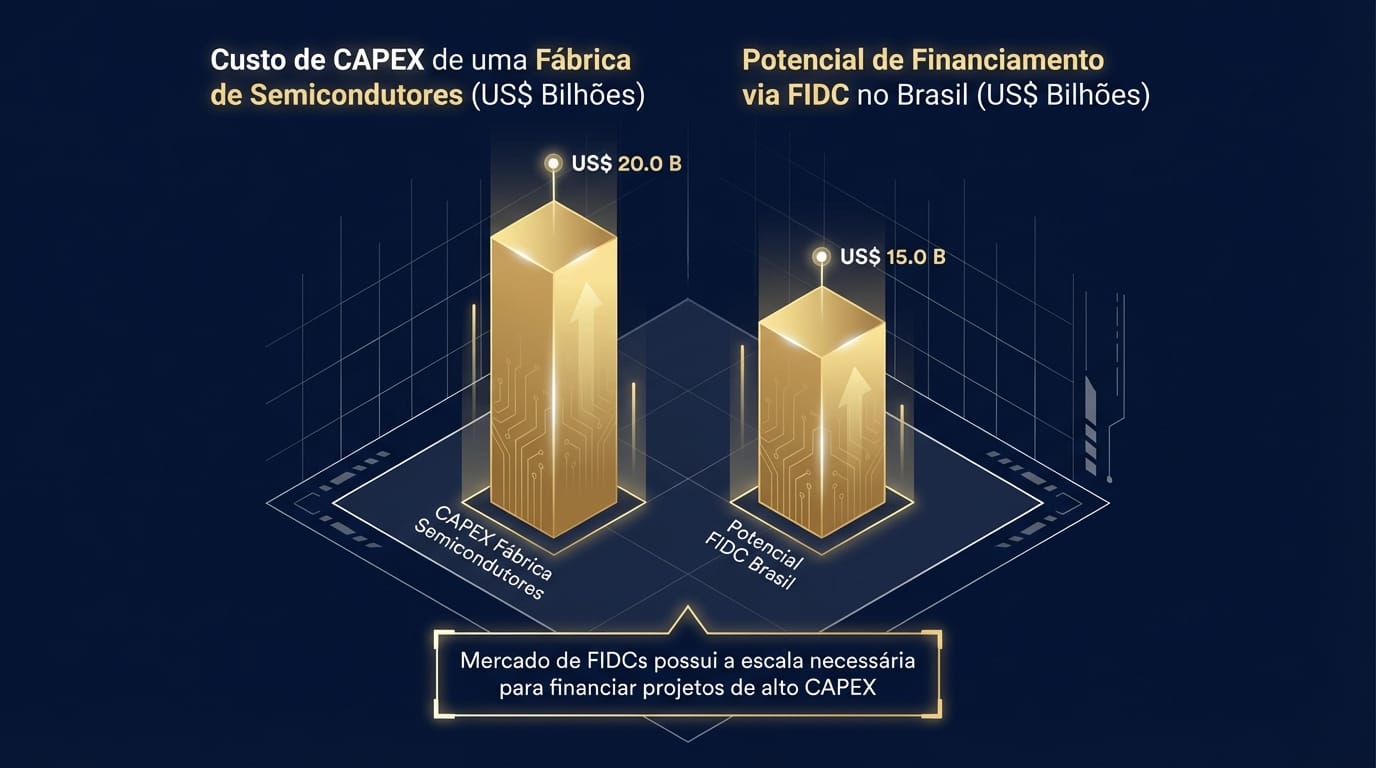 Gráfico comparativo de CAPEX vs. Potencial FIDC