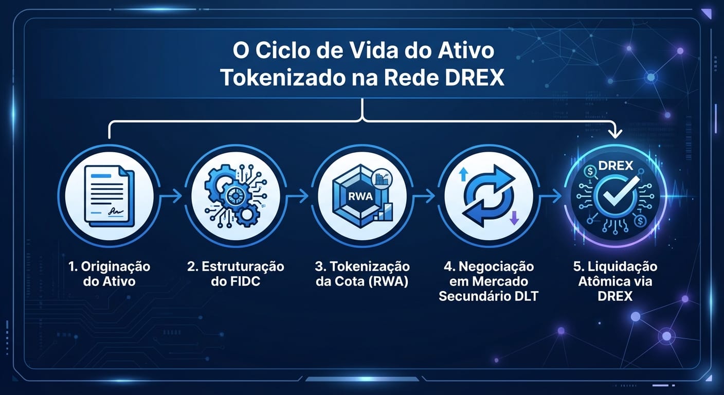 O Ciclo de Vida do Ativo Tokenizado na Rede DREX