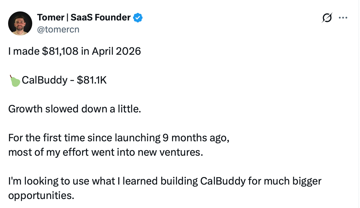 Post about CalBuddy app