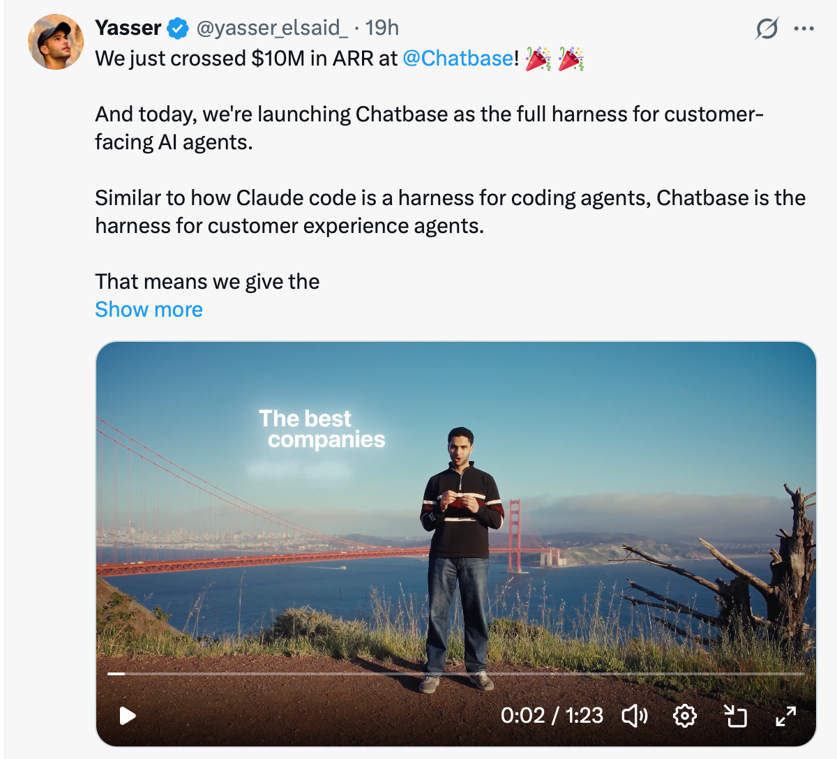 Chatbase hits $10m