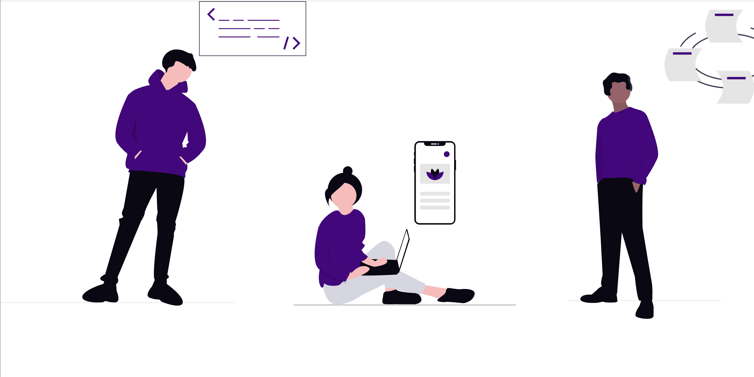 Founders community illustration