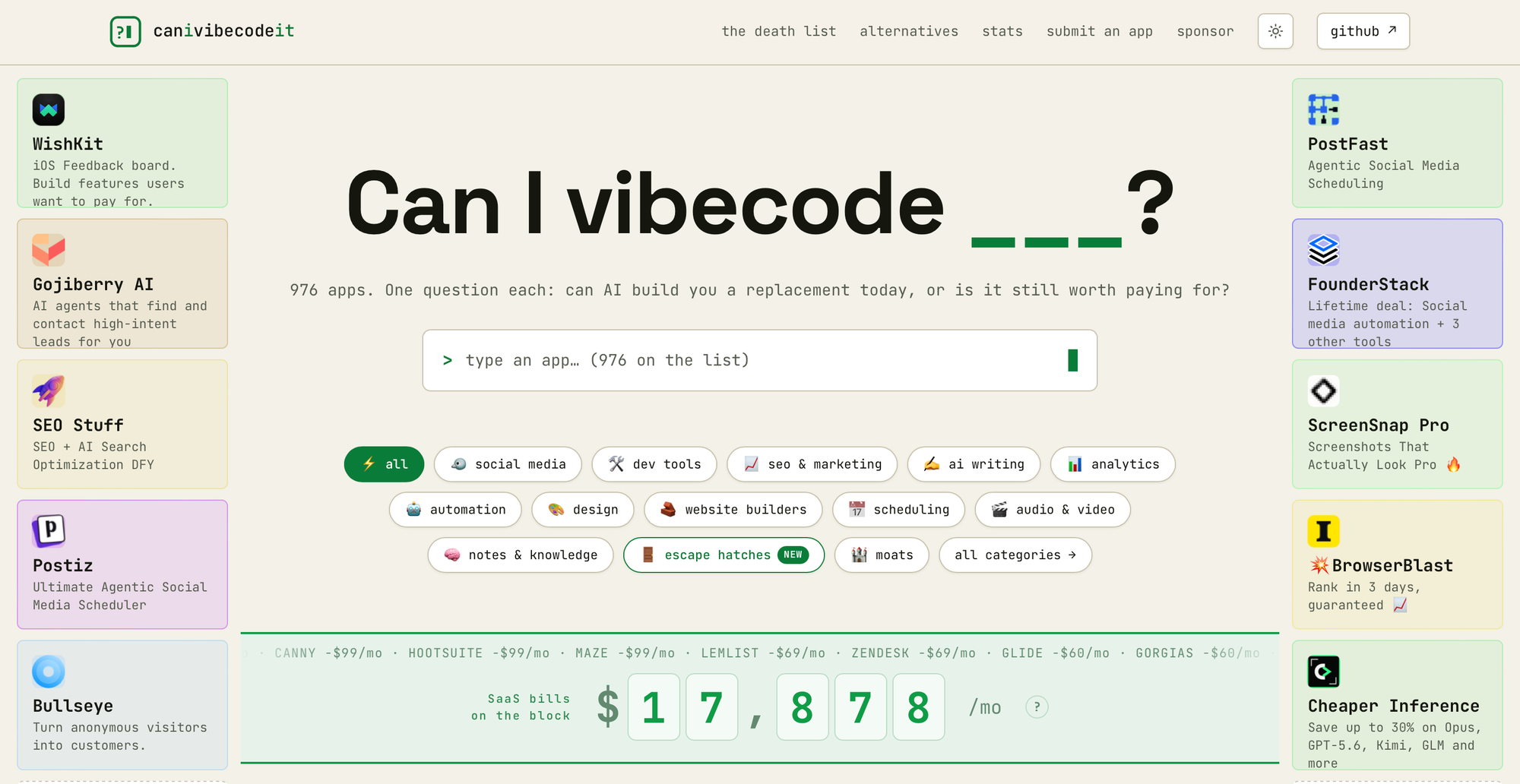 Can I vibe code it website