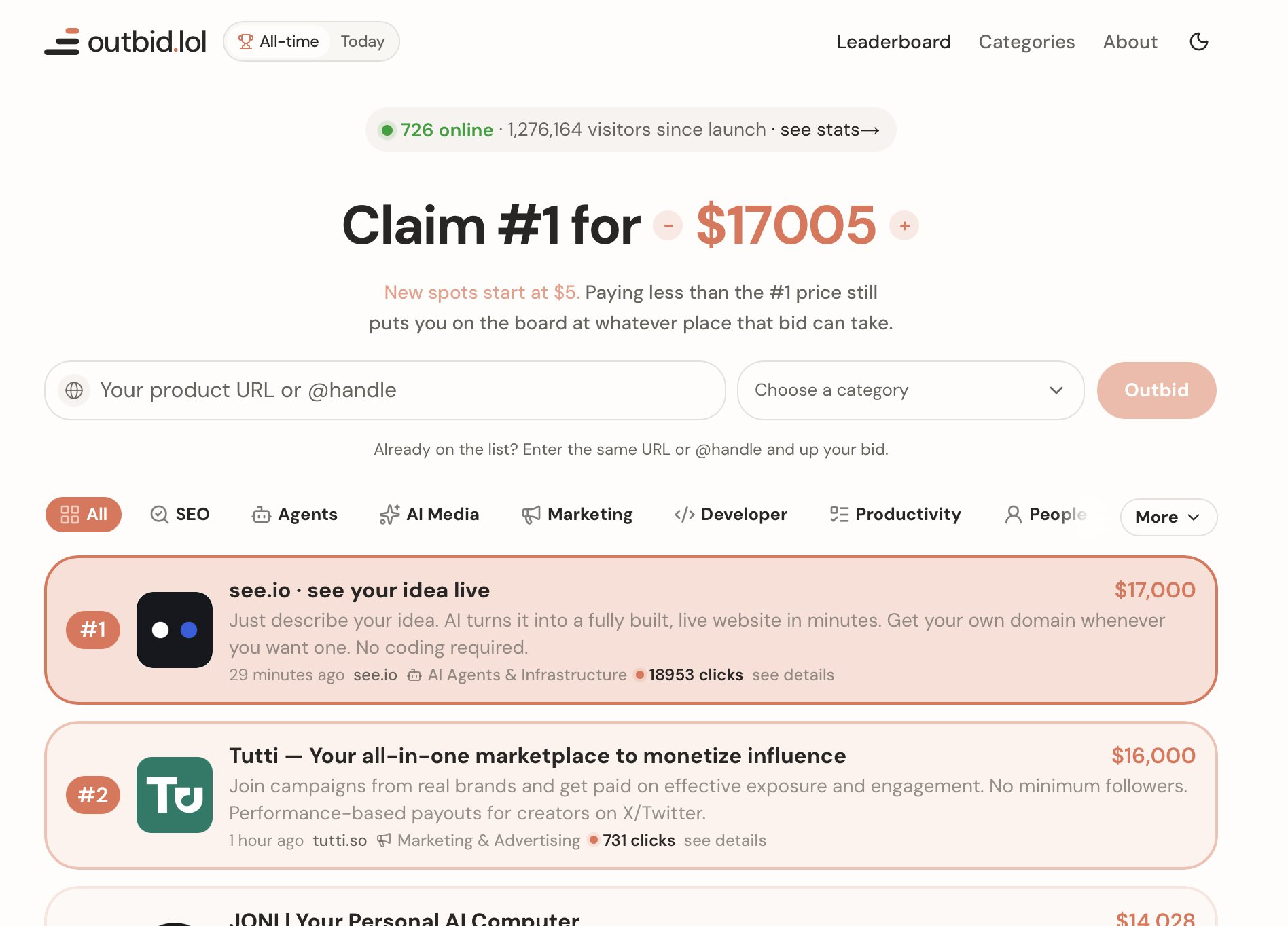 outbid.lol leaderboard 