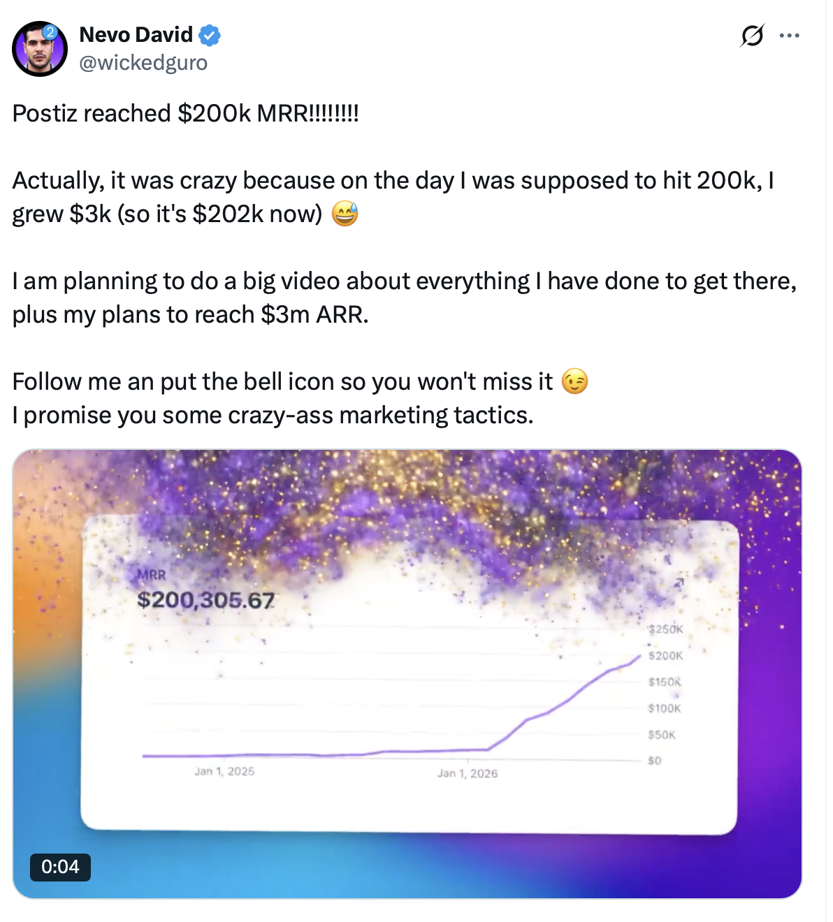 postiz makes $200k mrr