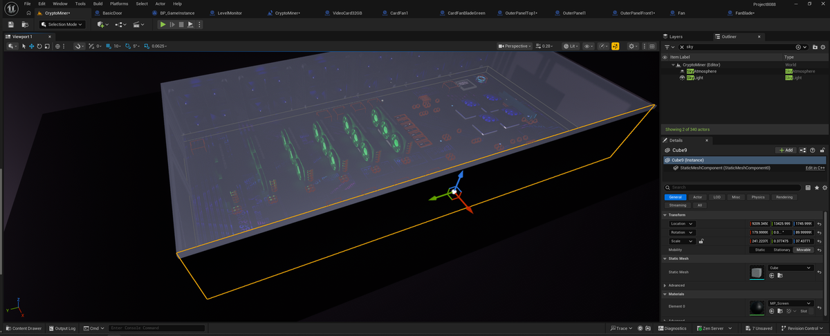 Creating the CryptoMiner Level: Part 1