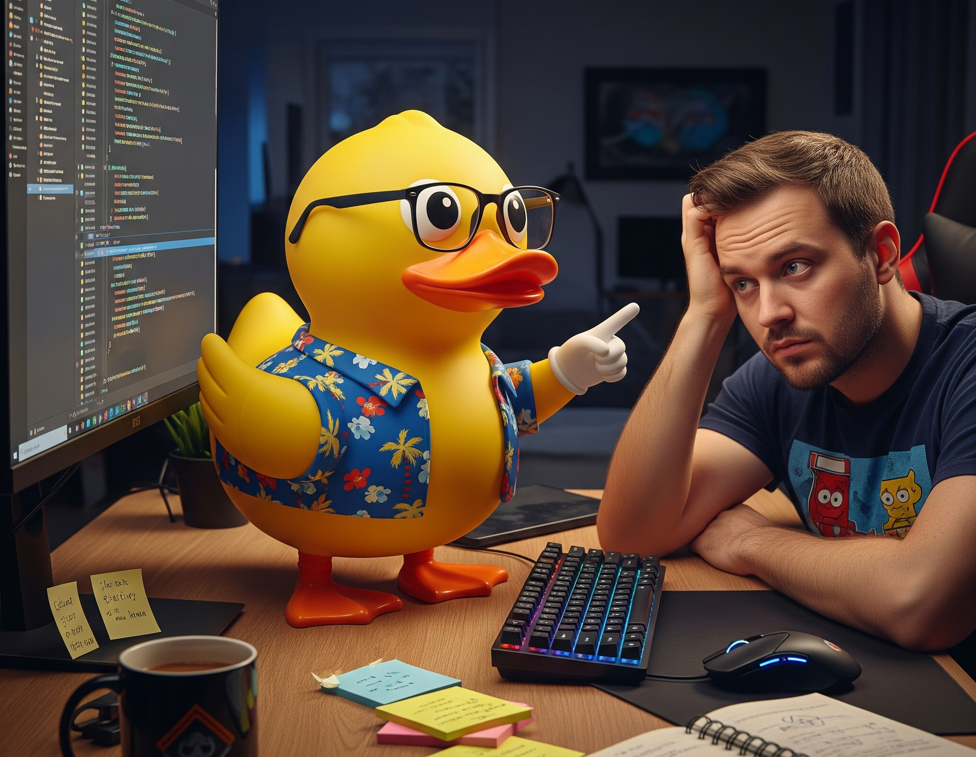 The Rubber Duck That Talks Back