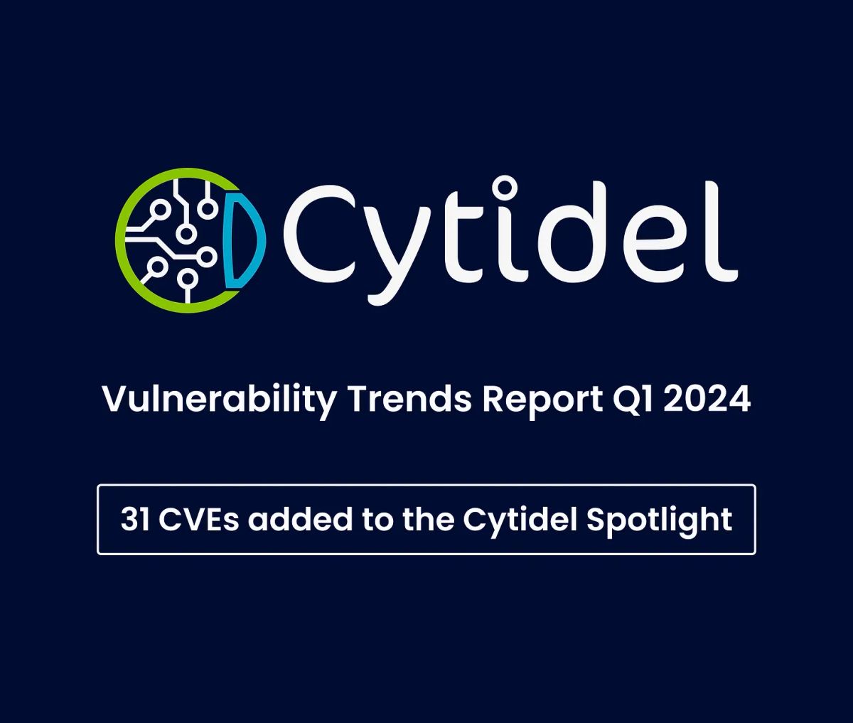 Cytidel Vulnerability Trends Report Q1 2024