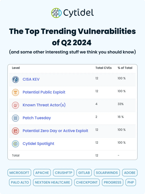 The Top Trending Vulnerabilities of Q2 2024