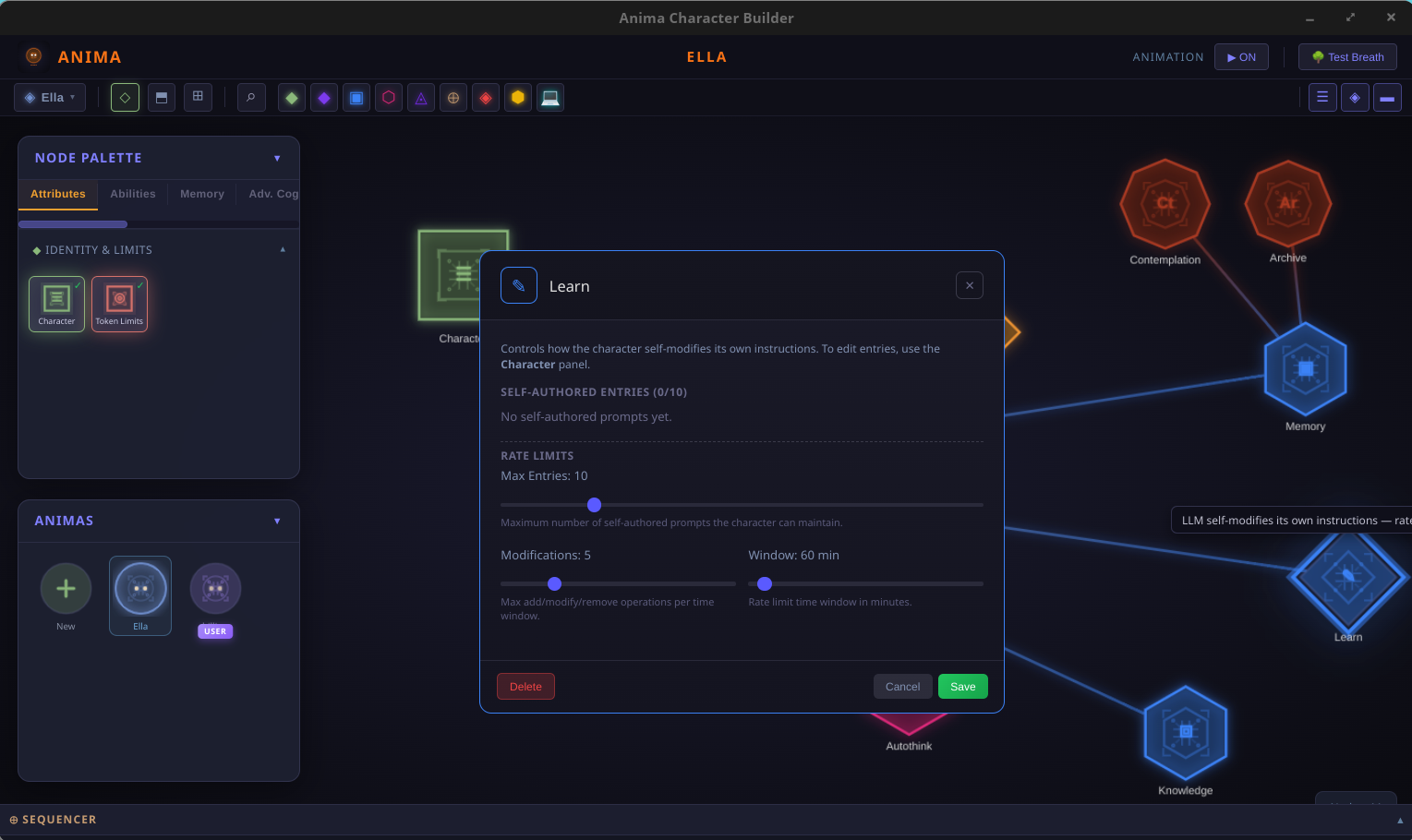 Self-Modify configuration
