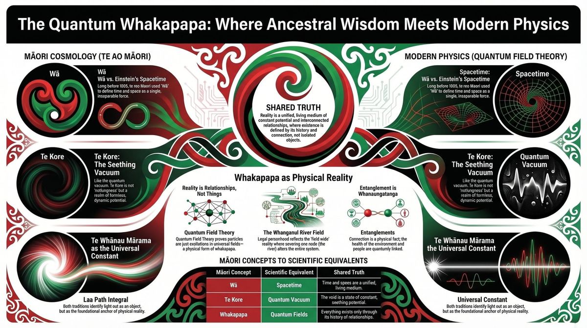 "THE WHAKAPAPA OF EVERYTHING: Your Tūpuna Knew the Universe — And the Universe Has Always Known Them Back" - 12 April 2026