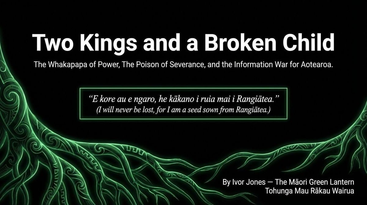 "TWO KINGS AND A BROKEN CHILD - The Whakapapa of Power, The Poison of Severance, and Why Wakanda is Te Ao Māori" - 12 April 2026