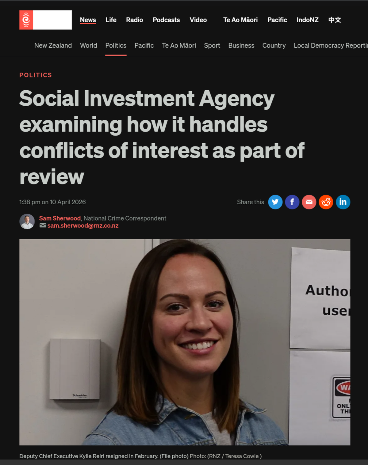 "THE CARVED WAKA WITH A ROTTEN HULL" - 13 April 2026