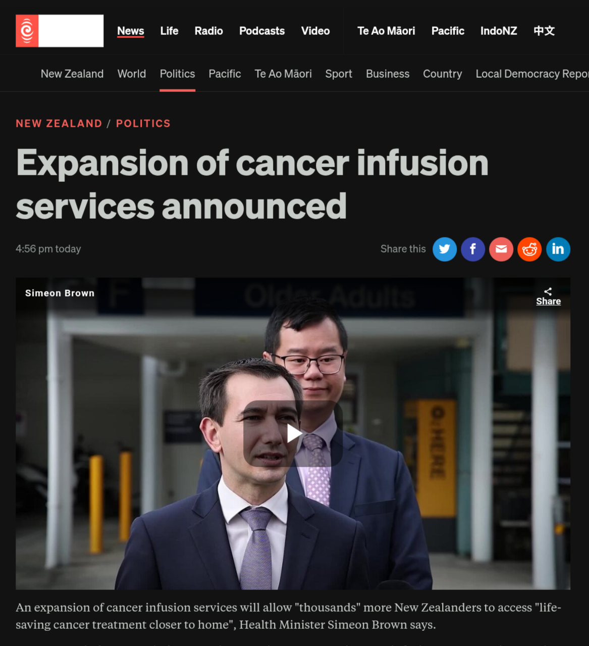 "THE GIFT OF THE GALLOWS: Simeon Brown's Cancer Infusion Con and the Architecture of Māori Death" - 13 April 2026