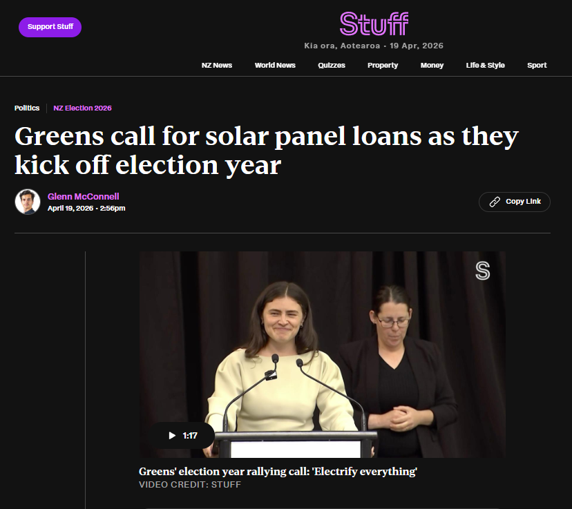 "🔆 SOLAR THEATRE IN A DYING EMPIRE: AOTEAROA'S LAST POLITICAL HOPE VERSUS THE LORDS OF THE LONG DARK" - 19 April 2026