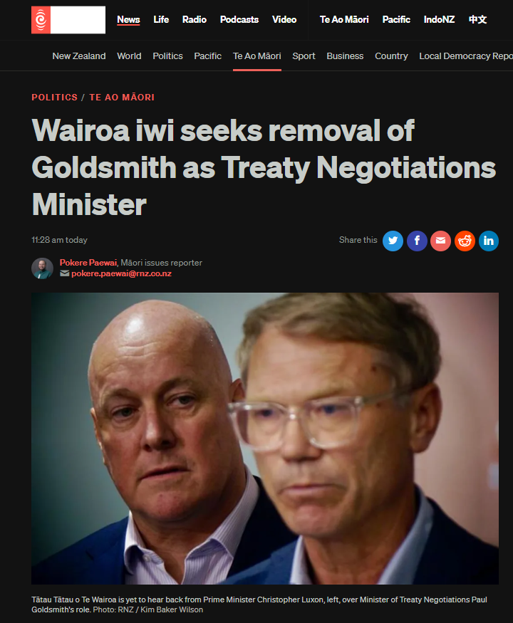 "THE SURGEON WHO HATES THE PATIENT: How Paul Goldsmith Is Performing Treaty Surgery With a Rusty Hatchet — While Billing the Crown for the Procedure" - 22 April 2026