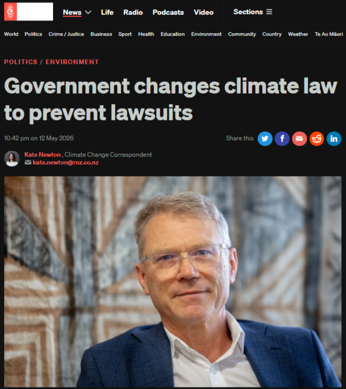 "THEY CHANGED THE LAW AGAIN: Paul Goldsmith's Climate Shield Is the Green Chain, Resurrected" - 13 May 2026