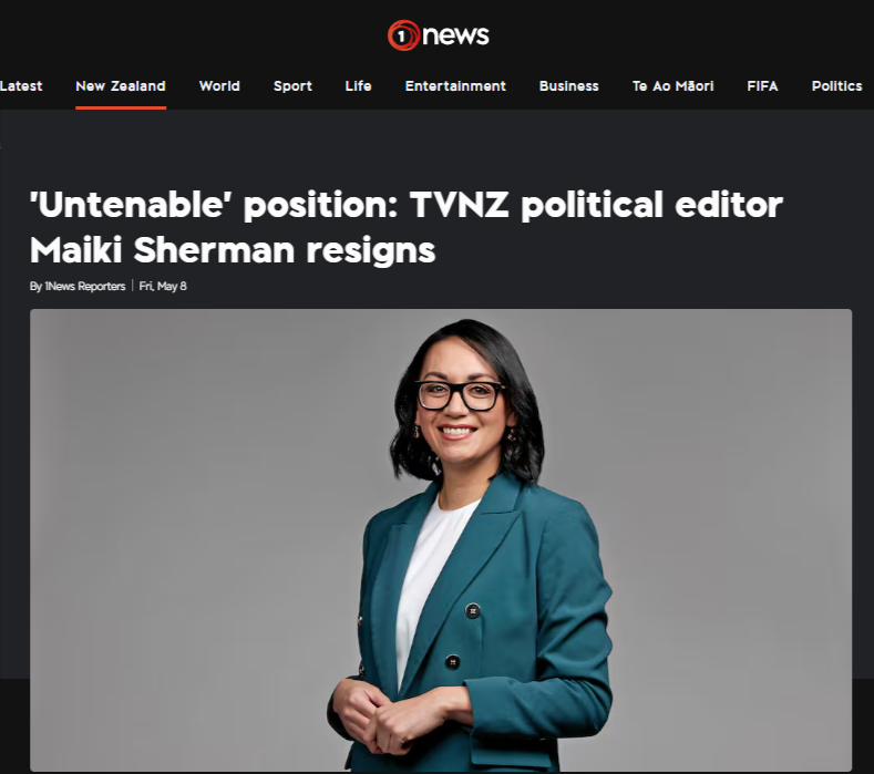 "THEY BUILT HER A STAGE AND CALLED IT PROGRESS: How the National-Led Government Destroyed the First Wahine Māori Political Editor — and the Right-Wing Operative Who Pulled the Trigger" - 10 May 2026