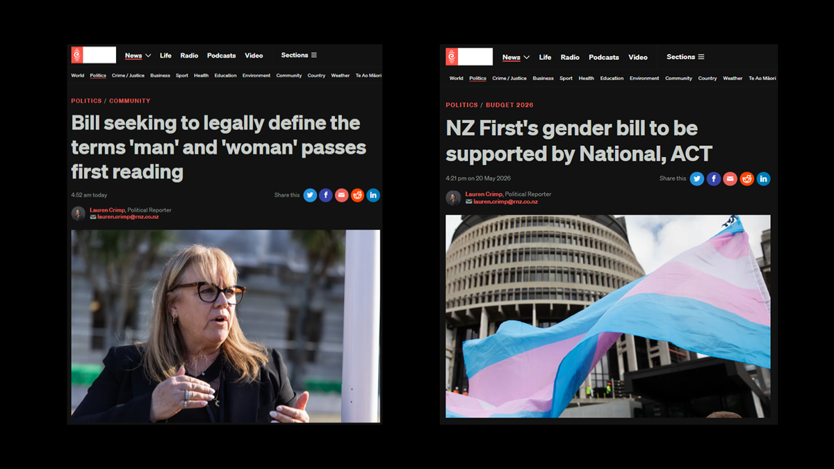 "The Arsonists of Biology - How Winston Peters Imported America’s Gender Panic to Burn Down Aotearoa" - 21 May 2026