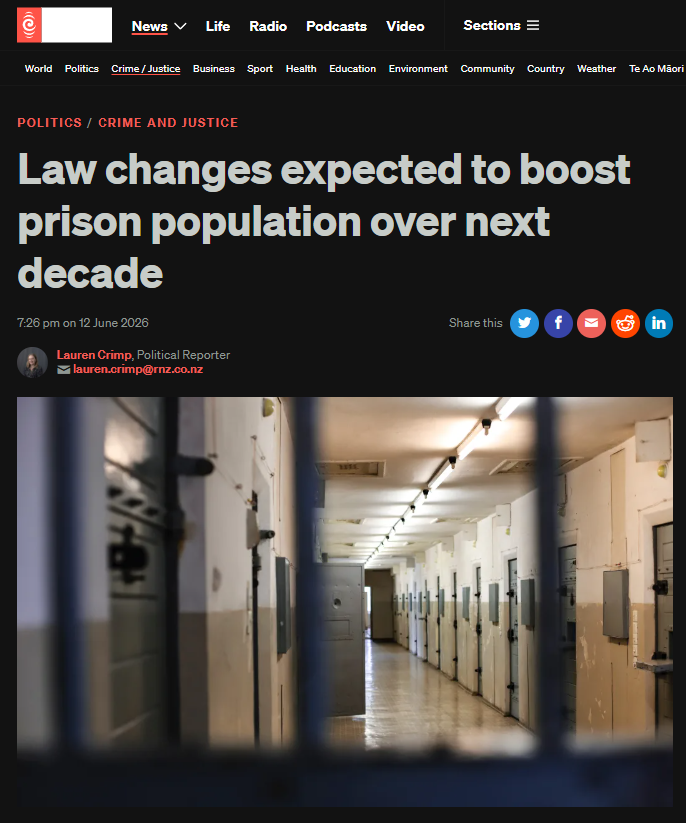 "THE COLONIAL PRISON CONVEYOR BELT" - 13 June 2026