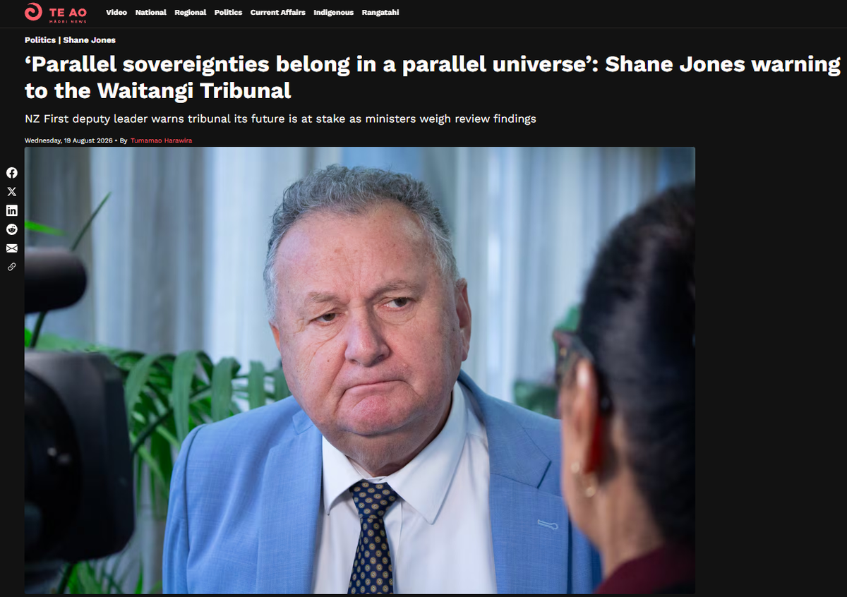 "The Coalition Conveyor Belt: How “Equal Citizenship” Became A Machine For Downgrading Te Tiriti" - 21 August 2026