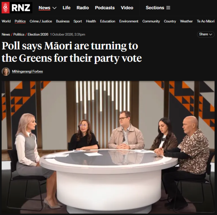 "The Twenty-Eight Percent Earthquake: How Whānau Māori Are Walking Away From The Parties That Hurt Them" - 1 October 2026