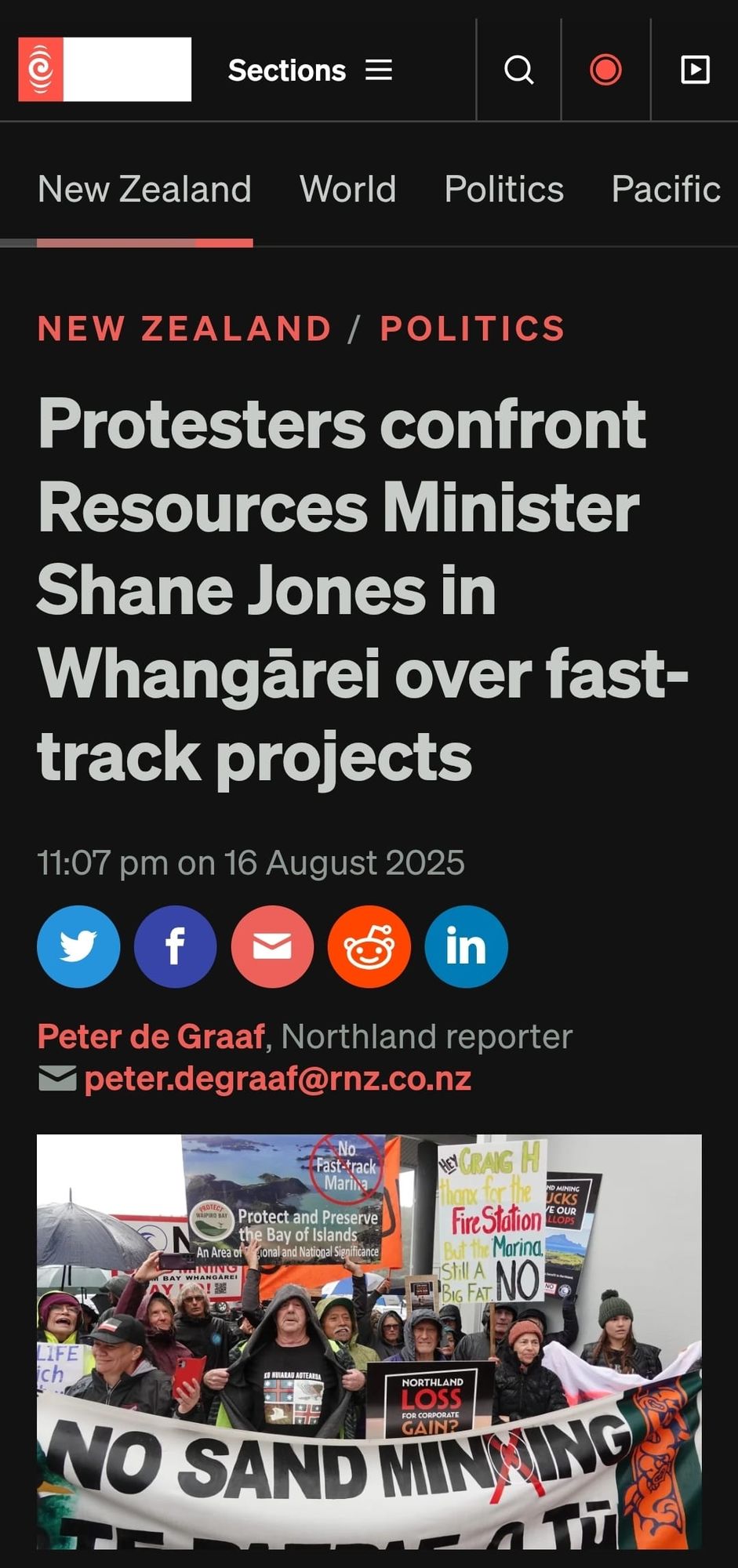 “Shane Jones and the Colonial Cash Grab at Waipiro Bay” - 17 August 2025