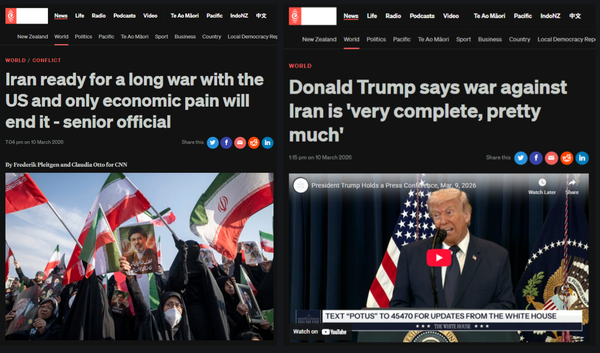 "A Māori Reckoning with the US-Israel War on Iran" - 11 March 2026