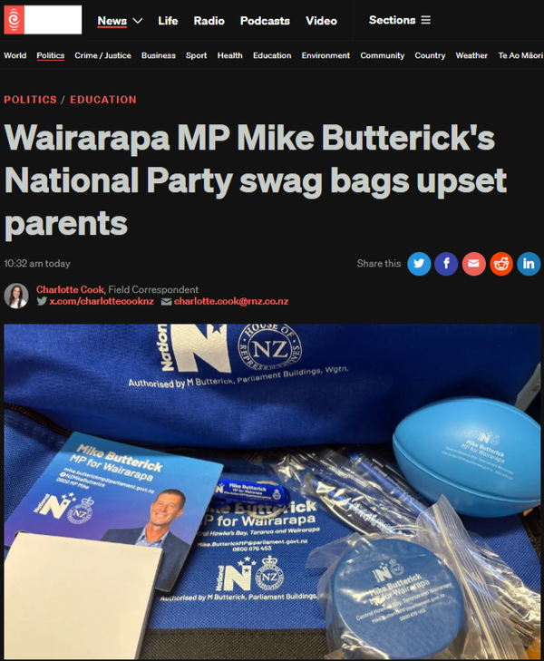 "THE LUNCHBOX COLONISER: How Mike Butterick Used Your Children as Walking Billboards for a Party That's Been Robbing Them Since Day One" - 6 June 2026