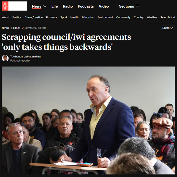"One Stroke of the Pen: How a White-Supremacist Neoliberal Government Sold Māori's Seat at the Table to the Highest Bidder" - 23 July 2026