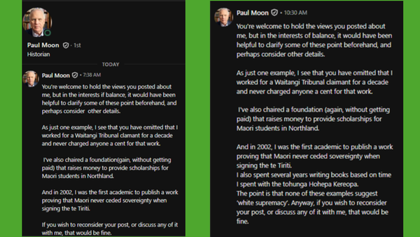 "Two Messages, One Pattern: Paul Moon's Response, Deconstructed" - 10 July 2026