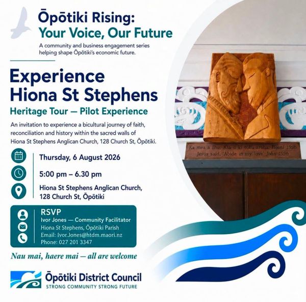 "How Ōpōtiki Chose Truth Over Tourism Dollars at the Church Where They Hanged an Innocent Man" - 8 August 2026