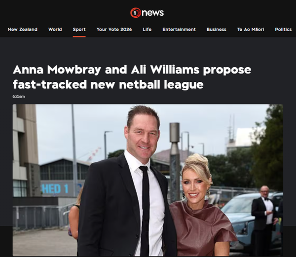 "The Billionaires’ Salvage Yard: How This White Supremacist Neoliberal Government Lets Mowbray and Williams Strip Netball for Parts" - 14 August 2026