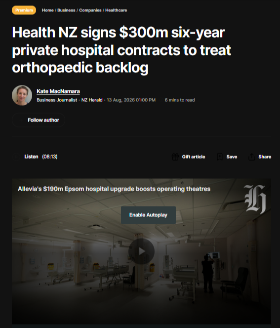 "How a White Supremacist Neoliberal Government Sold Our Surgeries and Still Refuses to Pay the Māori Health Debt" - 14 August 2026
