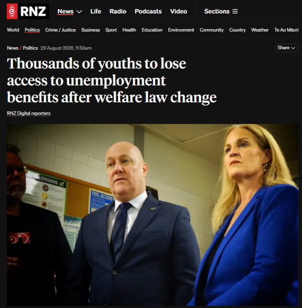 "The Cull, Mark Two: How A White Supremacist Neoliberal Government Fattens Landlords And Guts Rangatahi" - 30 August 2026
