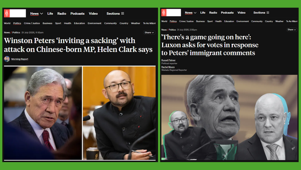 "How Winston Peters Turned "Go Back To Your Own Country" Into a Government Policy" - 2 August 2026