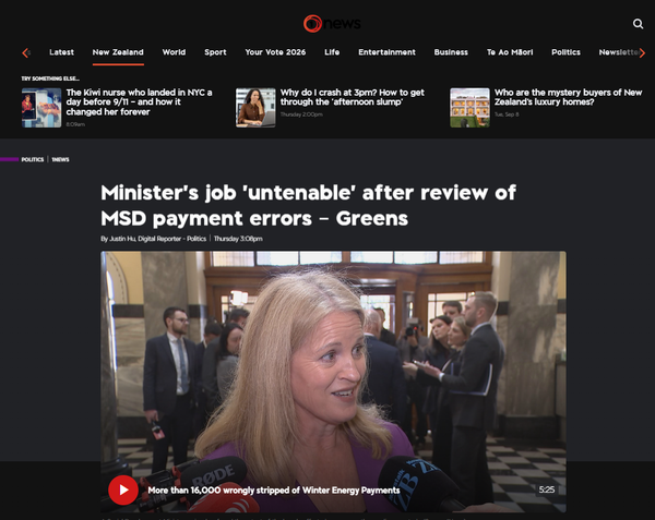 "The Winter Theft: Why Louise Upston Must Go" - 11 September 2026