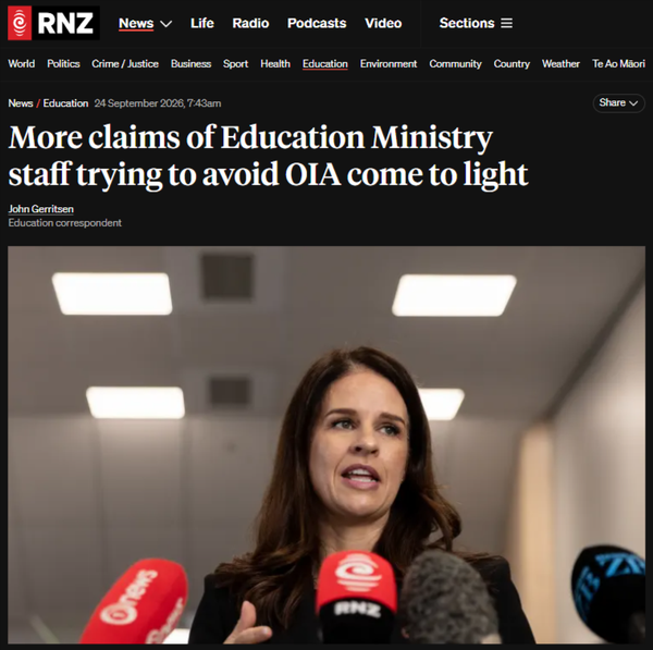"Assimilation By Whisper: Erica Stanford's Ministry Learned to Delete Aotearoa Quietly Enough That You'd Never Prove It" - 25 September 2026