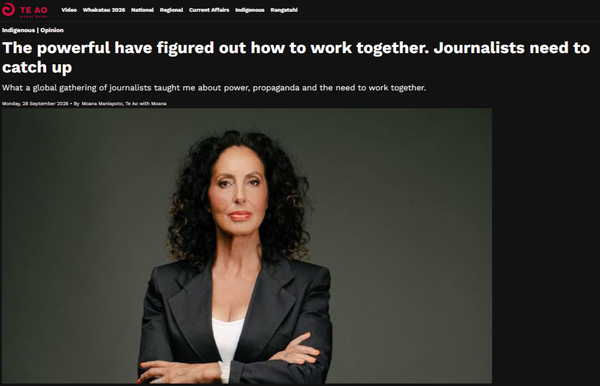 "The Māori Green Lantern Is Already Doing The Mahi Journalism Says It Needs" - 29 September 2026