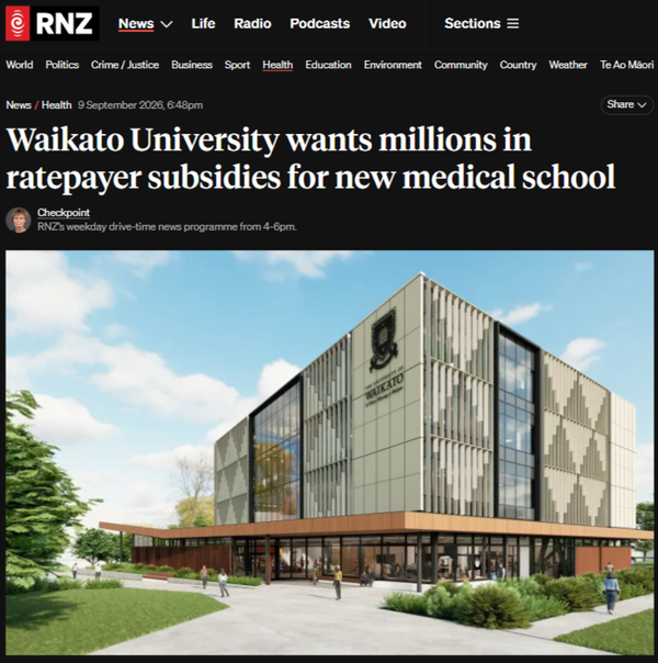 "The Trapdoor and the Taniwha: How A White Supremacist Neoliberal Government Built Its Own Escape Hatch, Then Sent Hamilton's Ratepayers To Pay For The Fall" - 10 September 2026