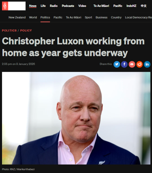 “Kanohi Kore: Luxon vs Other Prime Ministers Through a Tikanga Lens” - 9 January 2026