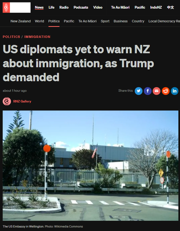 “The MAGA Migration Matrix: Trump’s Diplomatic Crusade Against Aotearoa’s Immigration Sovereignty” - 28 November 2025
