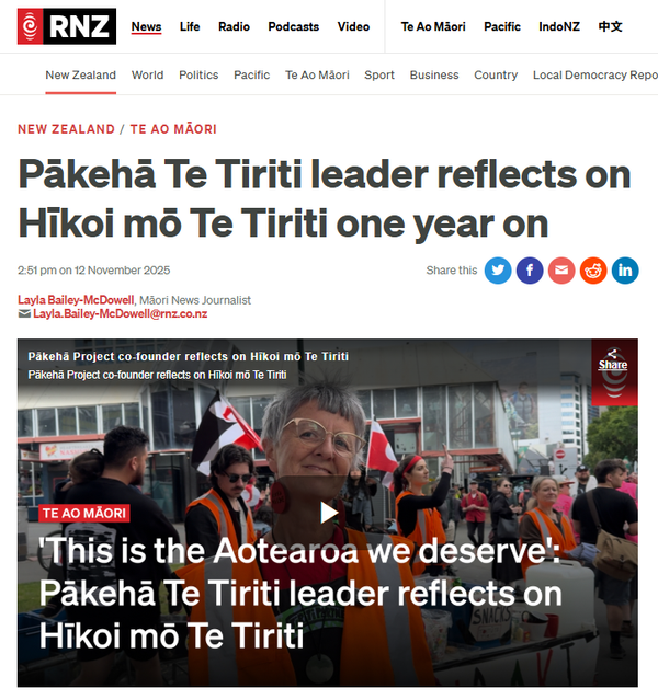 "What They Fear Most: How Kotahitanga Exposes the Rot at Neoliberalism’s Core" - 13 November 2025