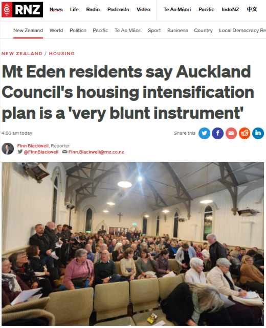 “The Corporate Bulldozer Rolls Through Mt Eden” - 29 August 2025