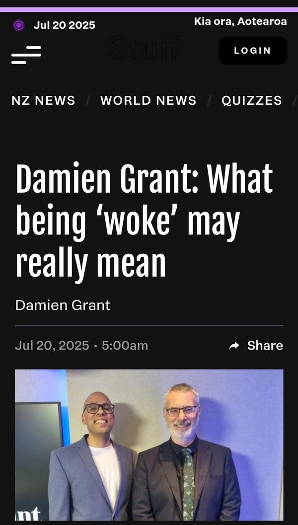 “The Cultural Terrorist: Damien Grant's Far-Right Fantasy” - 20 July 2025