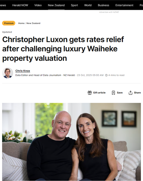 "Power Plays in Paradise: How the Prime Minister Secured His Holiday Home While Whānau Freeze" - 23 October 2025