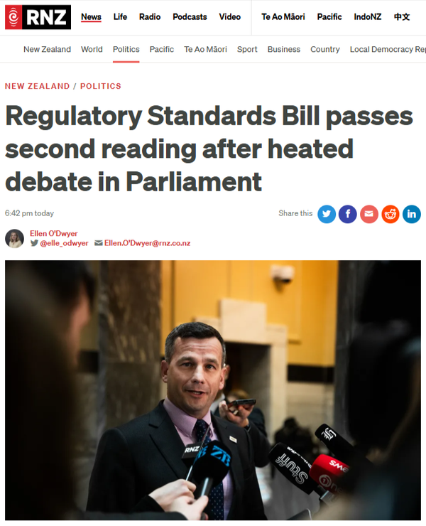 "The Regulatory Standards Bill: Corporate Capture and Constitutional Breach" - 4 November 2025