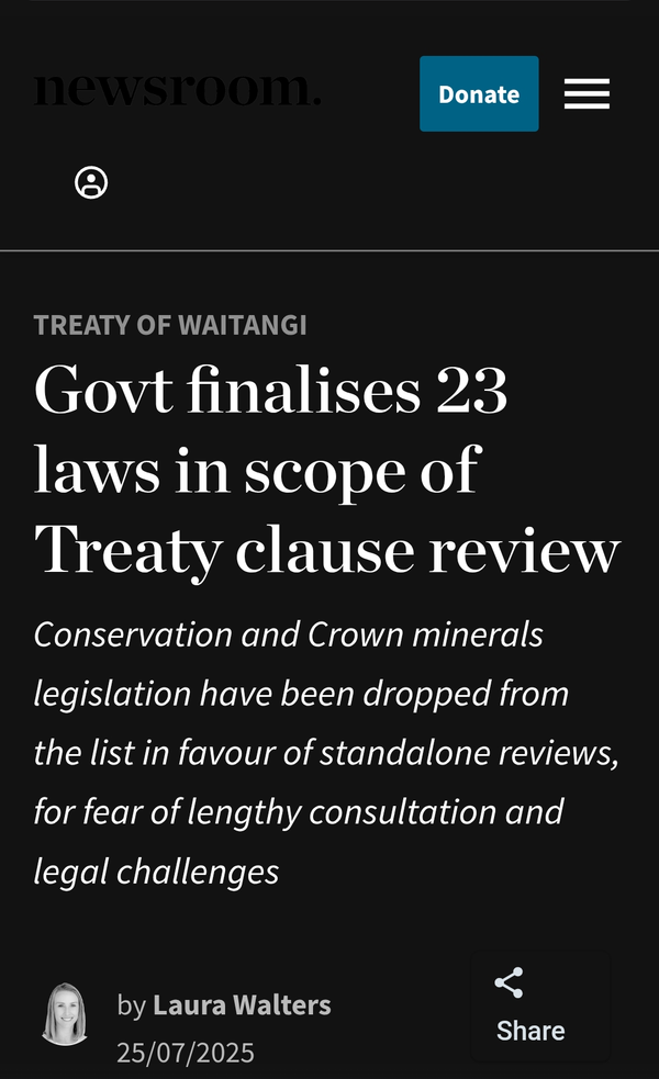 “Dismantling Sovereignty Through Bureaucracy: The Coalition's Treaty Obliteration Agenda” - 27 July 2025