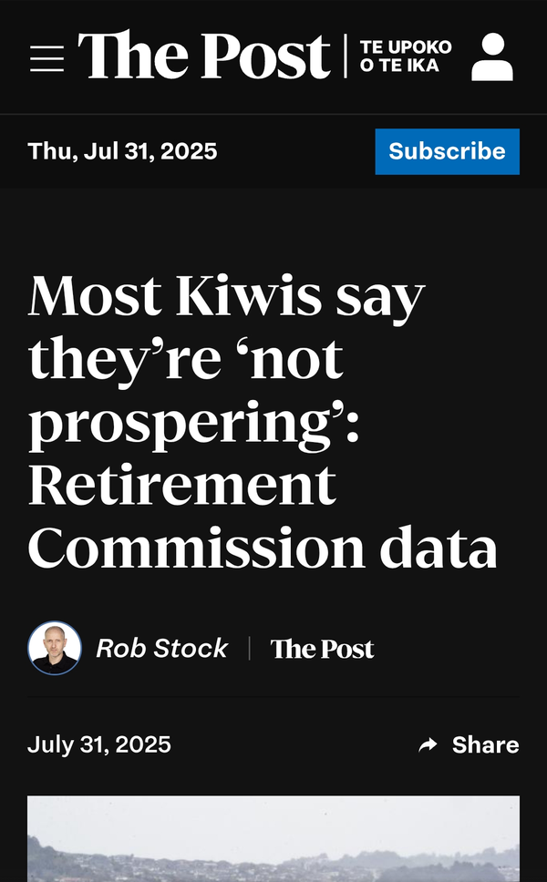 “Financial Apartheid: How the Coalition Government Weaponised Poverty Against Wāhine” - 31 July 2025