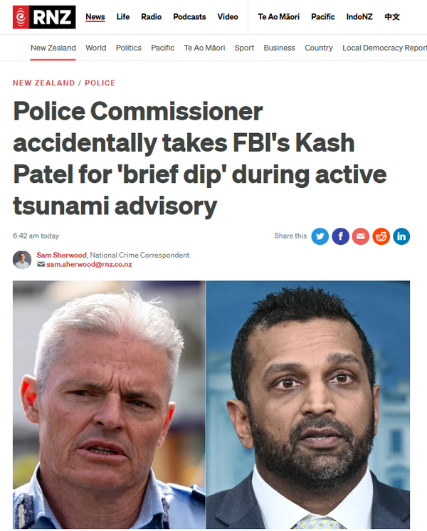 “When Colonisers Play in Tsunamis: The Reckless Symbolism of Power Without Accountability” - 18 November 2025